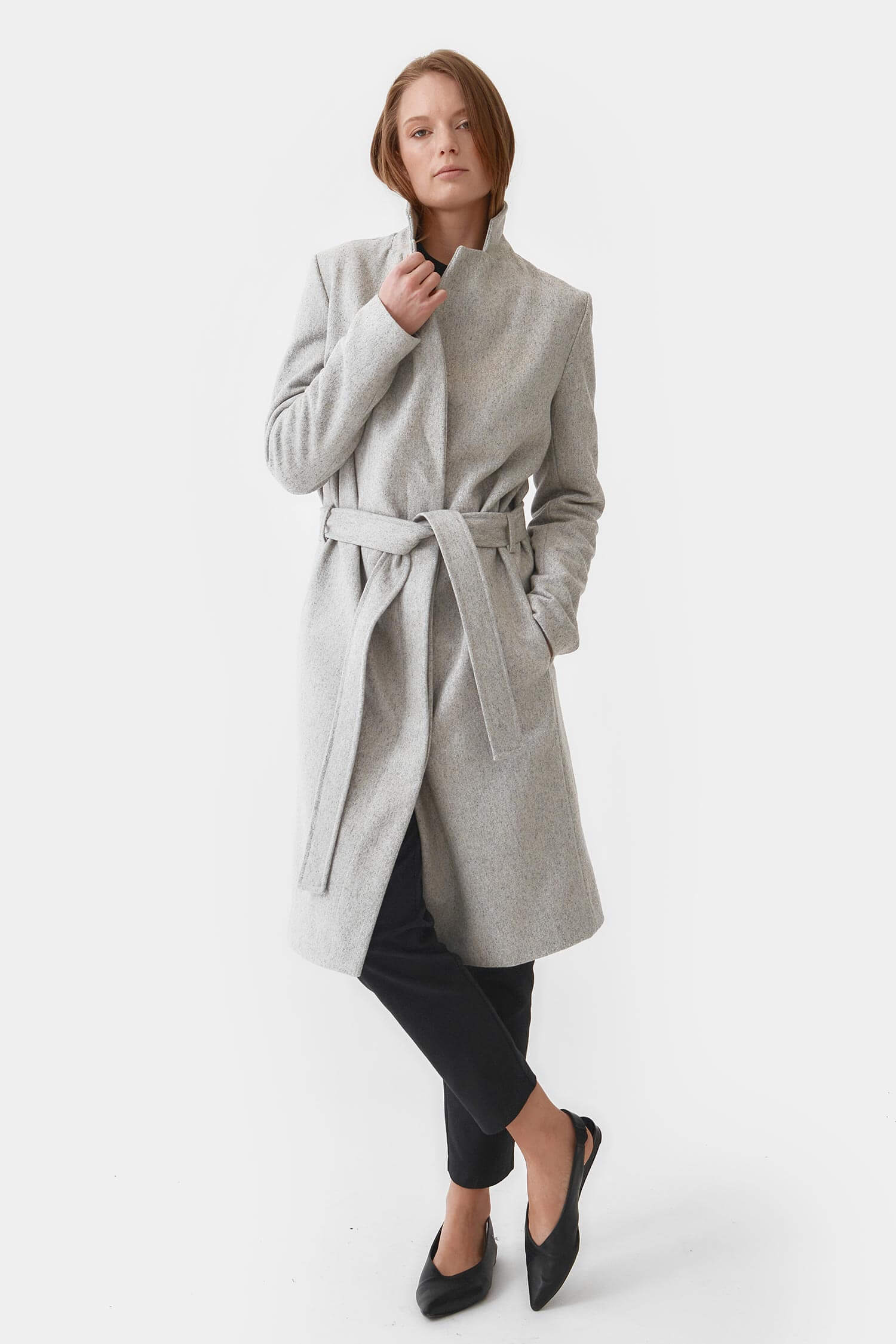 Oasis store grey coat