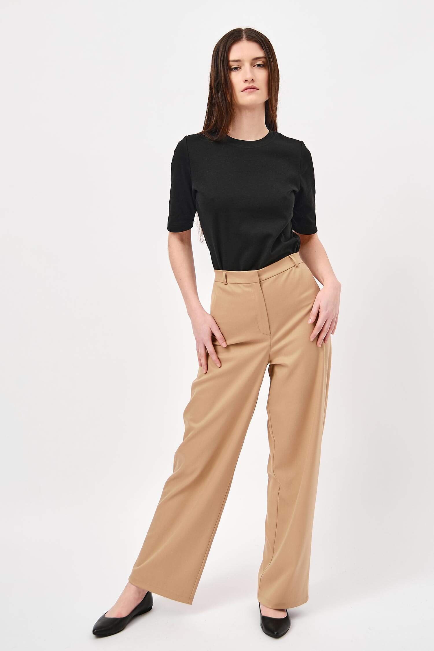 Elegant Lycra Trousers - Black Color – Bliss Bazaar
