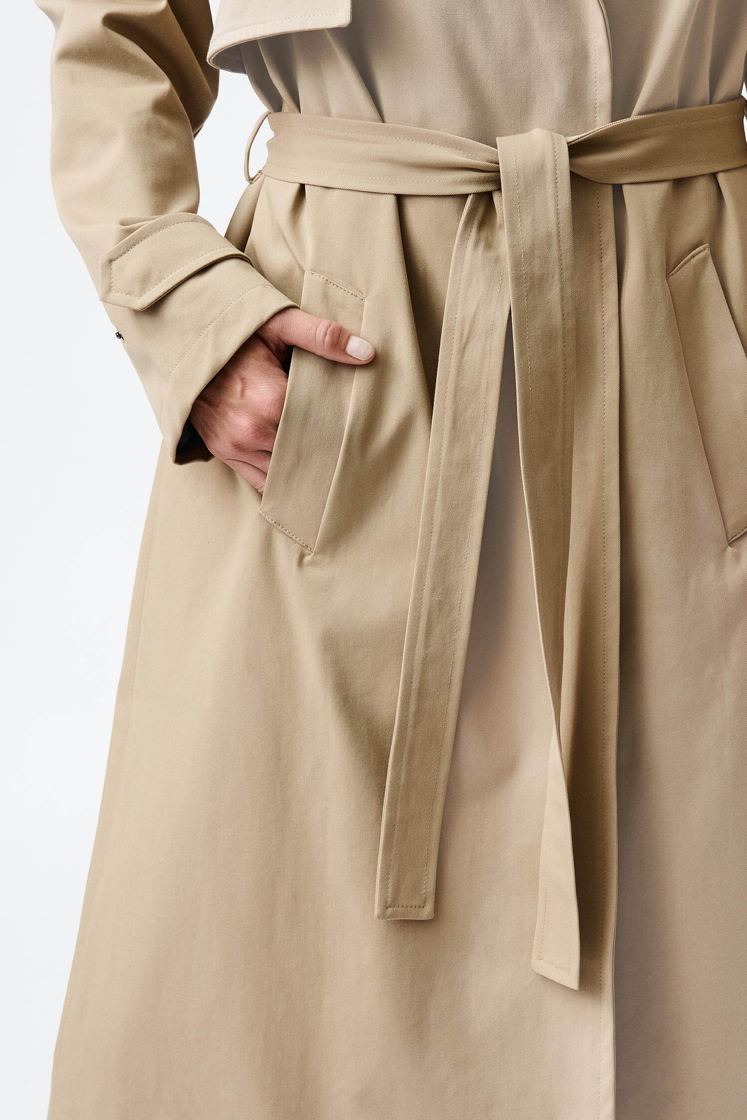 Water-resistant classic trench coat – Mila.Vert