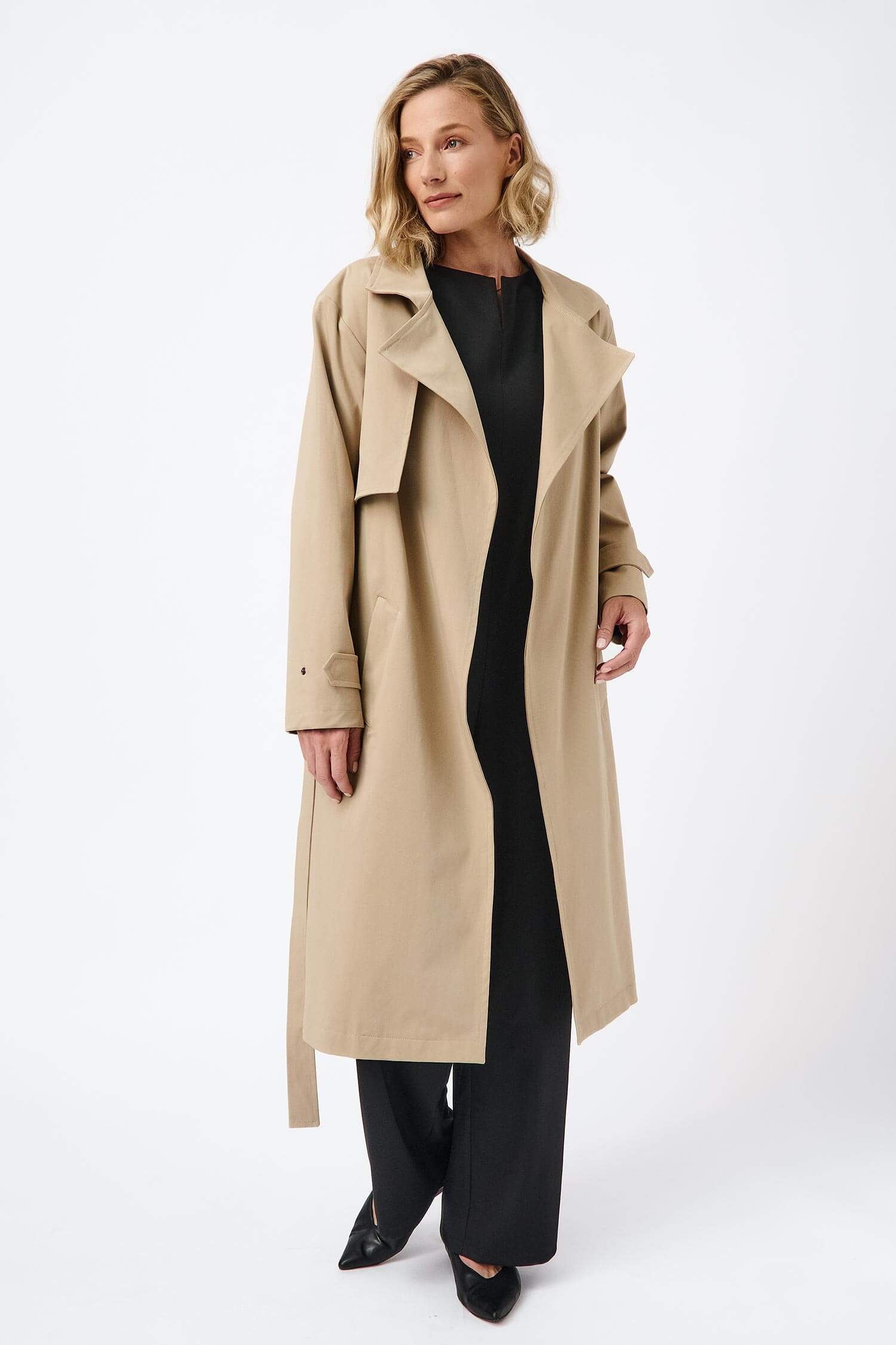 Water-resistant classic trench coat – Mila.Vert