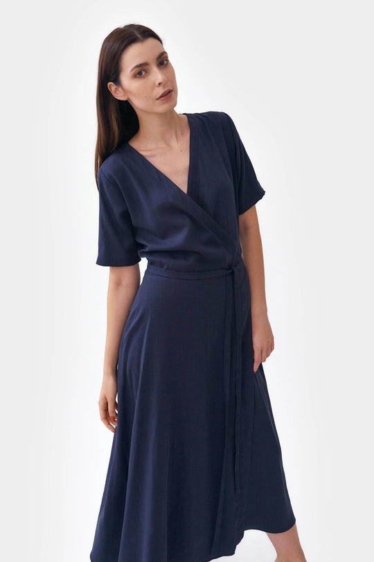 Tencel wrap dress – Mila.Vert